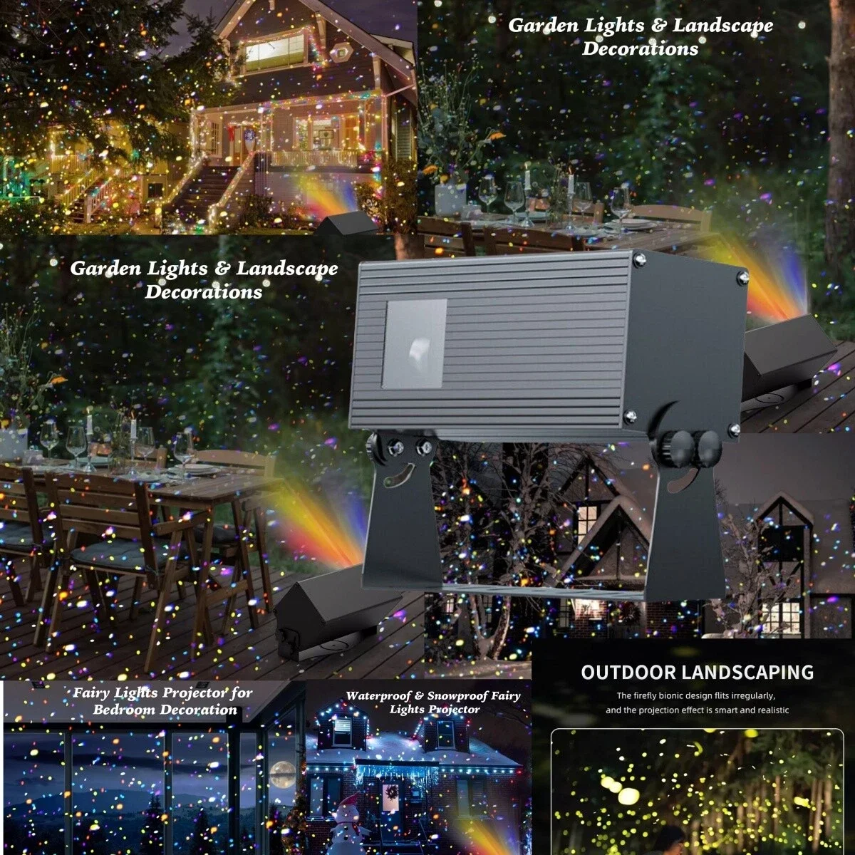 

RGB Waterproof Firefly Laser Light Projector Moving Outdoor IP67 for DJ Stage Home Garden Patio Party Club