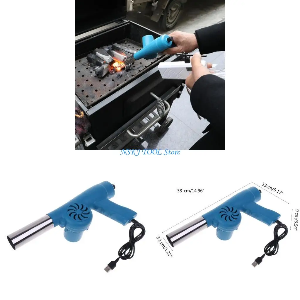 

L8RC Outdoor Cooking BBQ Air Blower для барбекю Огненной сильфол для пикника для кемпинга