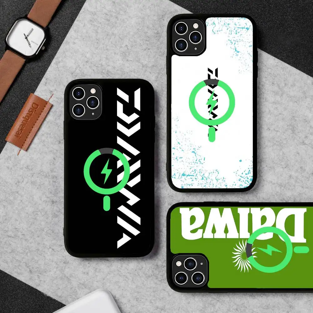 D-DaiwaS Fishing Logo Phone Case For IPhone 17 Air 16 15 14 13 12 11 Pro Max Plus For Magsafe Wireless Charge Cover