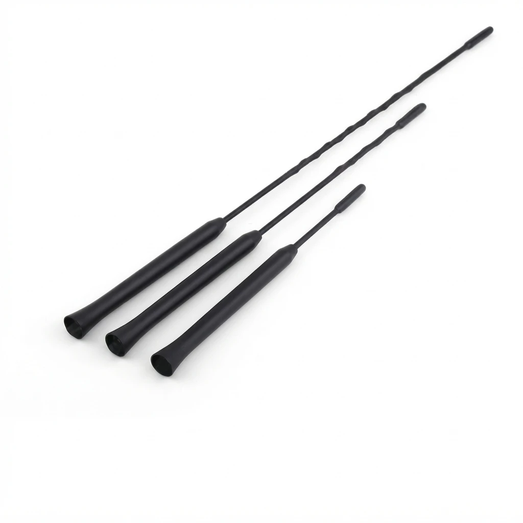 Universal Car Roof Radio Antenna 9/11/16-Inch AM/FM Upgrade Antenna Rod with 3 Screws VW BMW Benz Mazda Audi Toyota