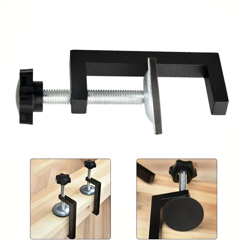 10-57mm Reversed Woodworking Clamp C-Clamp Heavy Duty Metal Clamps Portable For Wood Plastic Cutting Drilling Woodworking Tool