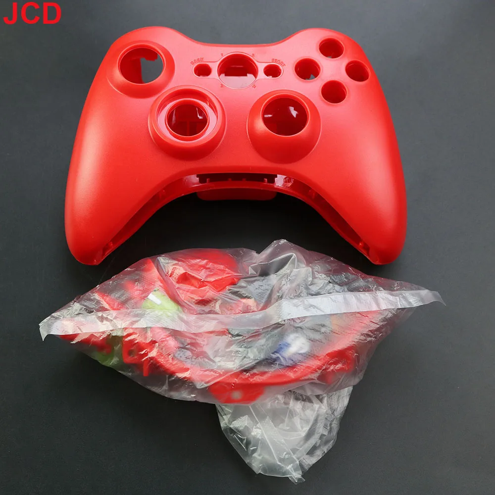JCD-controlador de juego inalámbrico para XBox 360, funda protectora, juego completo con botones, parachoques de palo analógico