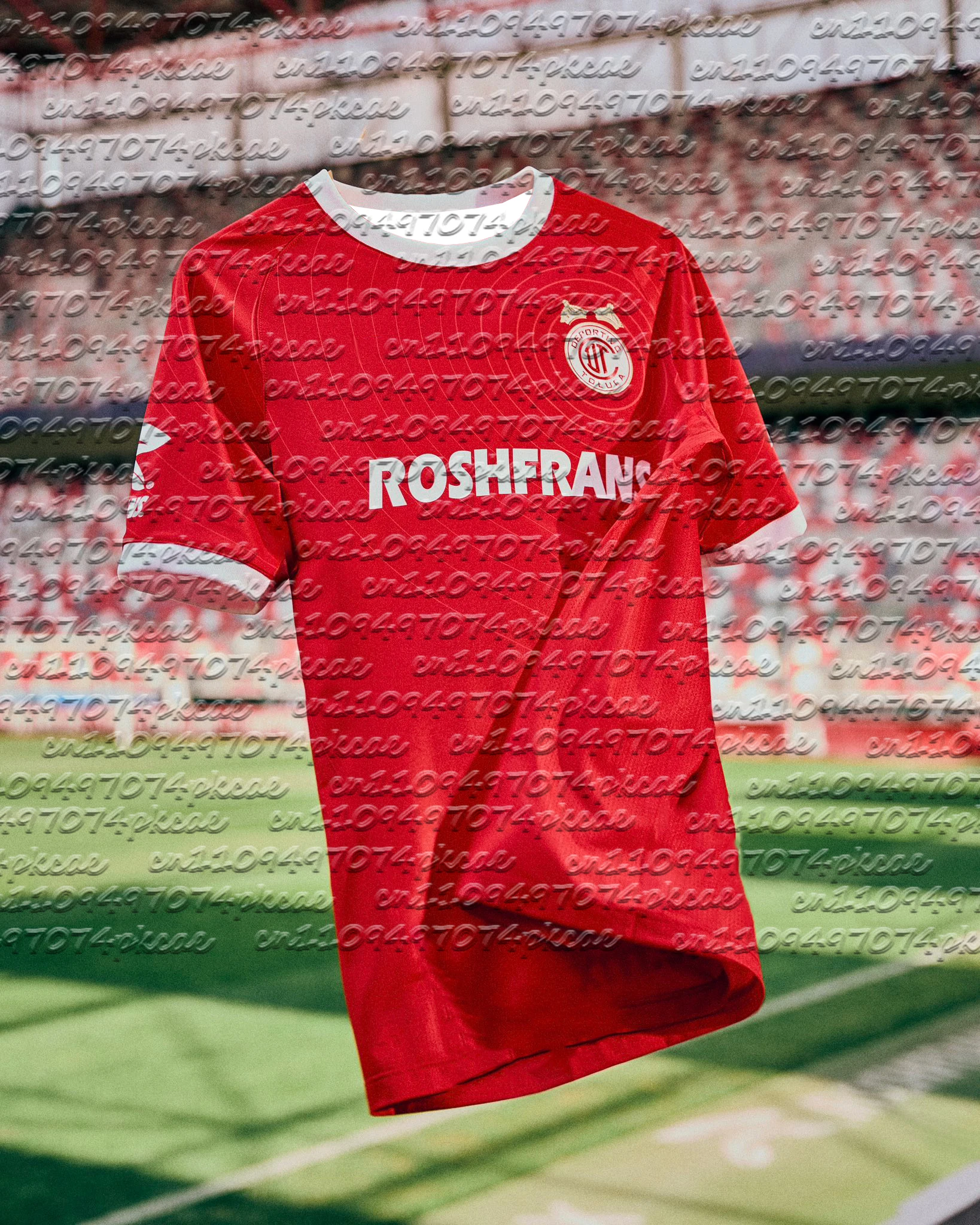 Camiseta de Local del Deportivo Toluca FC 2026, Nueva, para Niños/Adultos, Apta para Uso Diario y de Entrenamiento, Conjuntos Familiares