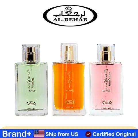 Perfume Masculino Al-Rehab Choco Musk Marshmallow Eau De Parfum Spray para Mulheres, Colônia Persistente, Fragrância Árabe de Longa Duração