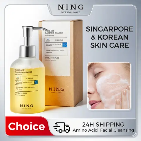 NING DERMOLOGIE Amino Acid Korean Facial Cleanser with Salicylic Acid Help with Pore Tighten, Acne & Blackheads