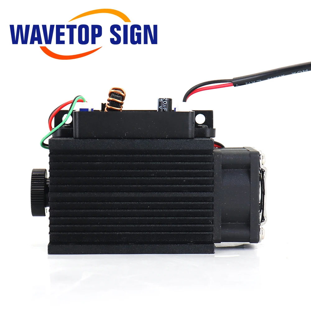 WaveTopSign 450nm 12V High Power Blue Violet Laser Module 7w 10w for Laser Engraving Machine Acessories