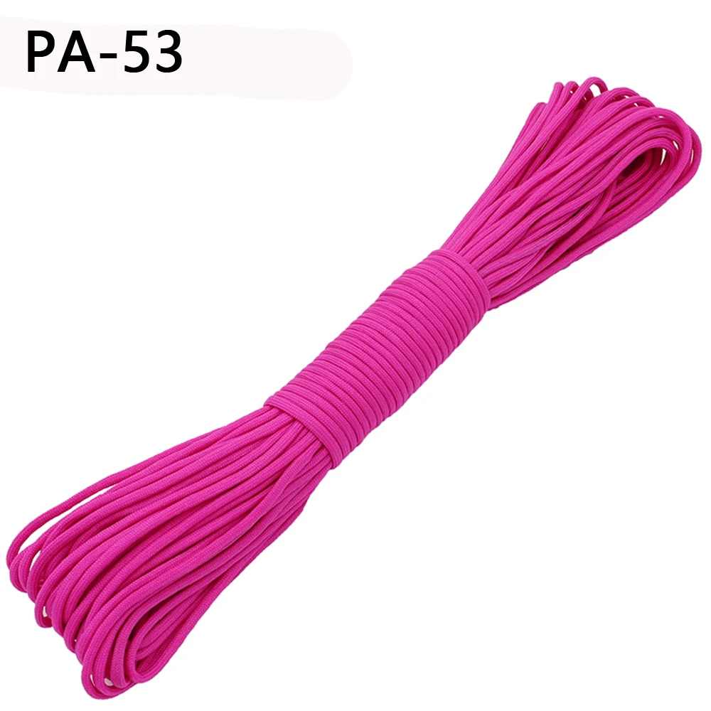 1 Pcs Valentine\'s Day Gifts 550 Paracord Parachute Cord Lanyard Mil Spec Type III 7 Strand Core 100 FT 9 Colors