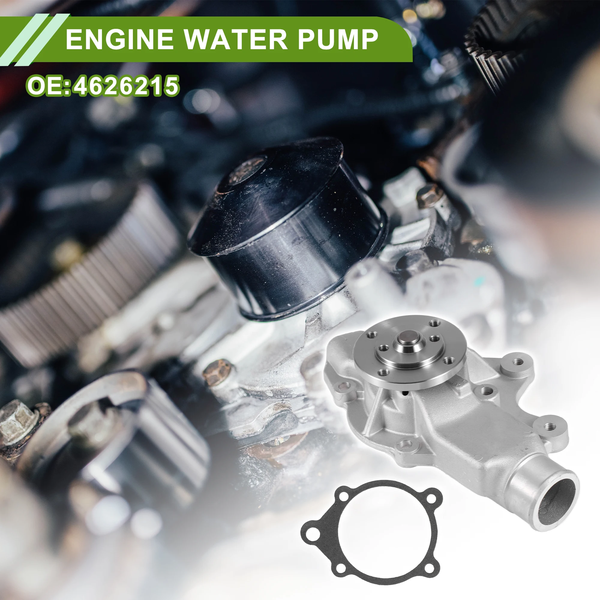 

UXCELL Engine Water Pump for Jeep Cherokee 1998-2001 No.4626215 Cooling Water Pump