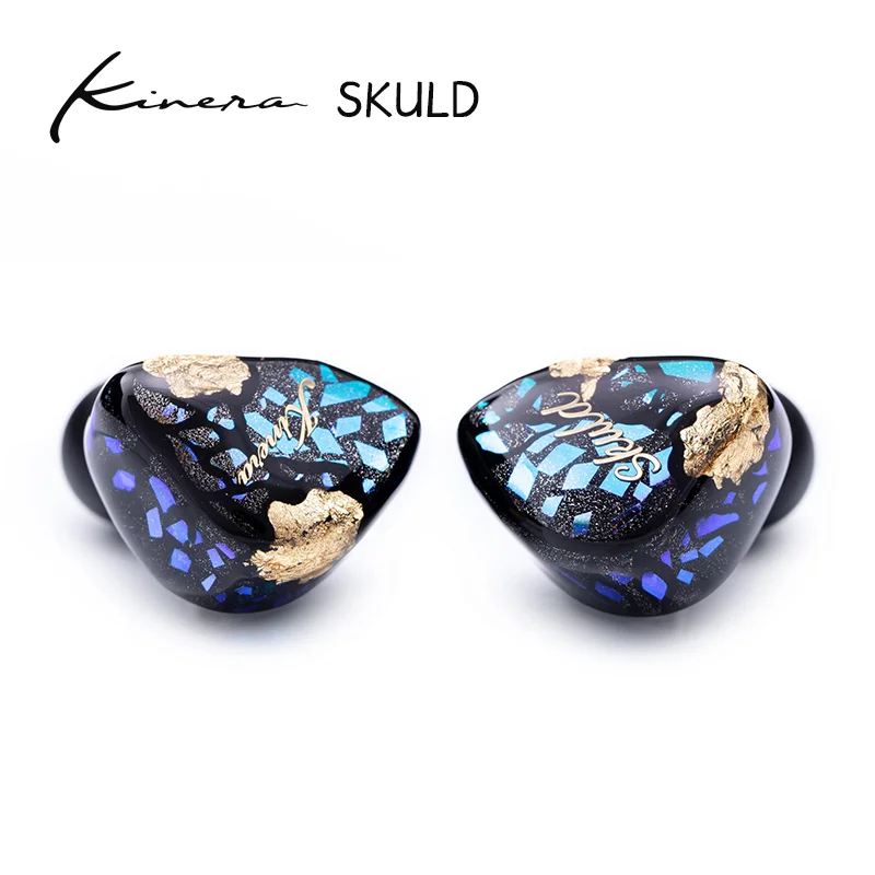 

Kinera SKULD Earphone 3BA Knowles + 2BA Kinera Customize Drivers Headphone with Detachable 2pin Cable