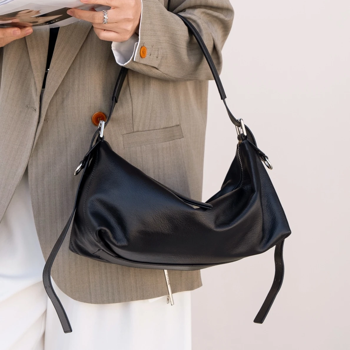 Thumbnail 3 - #65 New Soft Leather Bucket Bags Arrivals