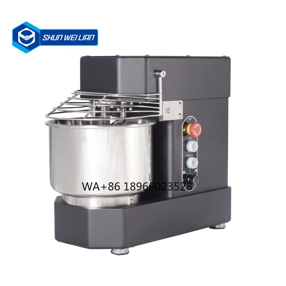 

Hot New Design Small Spiral Dough Mixer Stainless Steel Dough Spiral Mixer 10L