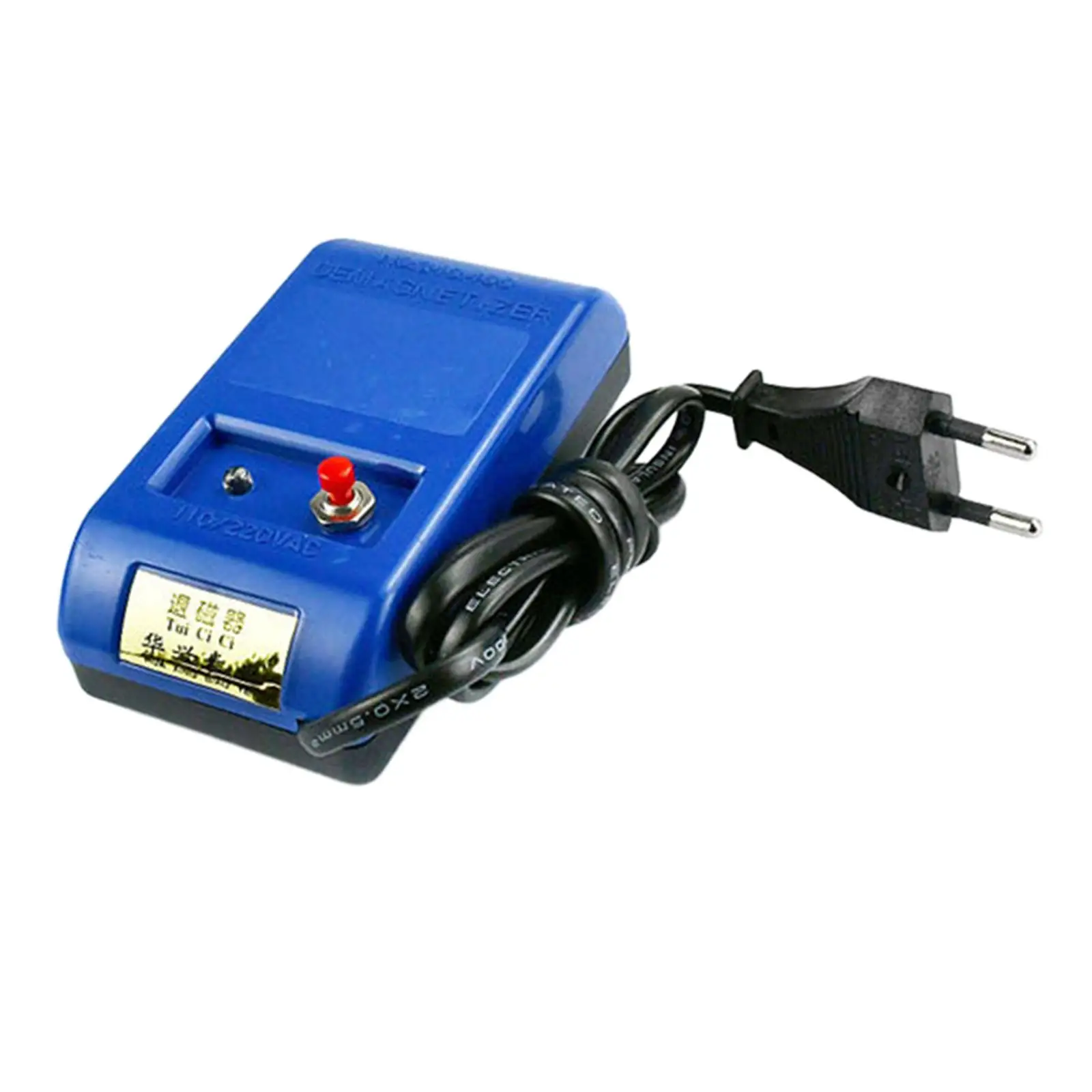 Blue Watch Demagnetizer EU Plug 220V for Quartz Watch Repair Tools Professional Demagnetizing Machine for Watchmaker Household