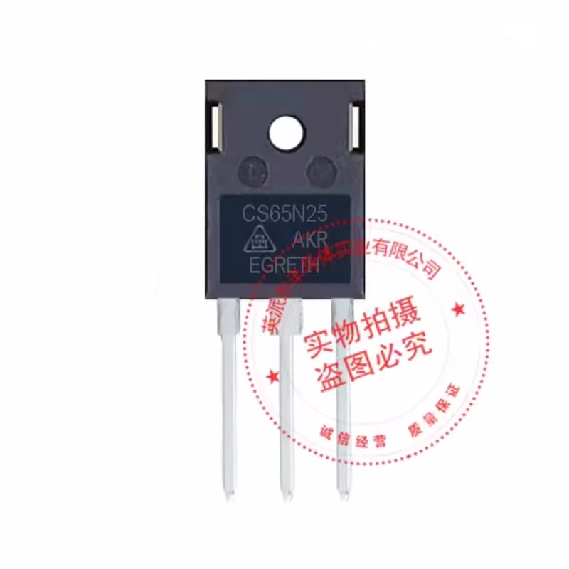 

New Original 2Pcs CS65N25 CS65N25AKR TO-247 250V 65A MOSFET Field Effect Transistor Good Quality