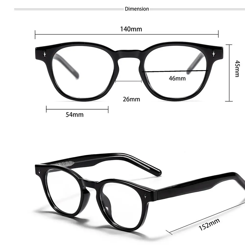 CATERSIDE Retro Herren-Brillenhalter Tr-90 Quadratische Modische Anti-Blaulicht-Brille Damen Business Freizeit Urlaubsgeschenk Brille – Detail 6