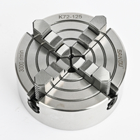 K72-125 Metal Lathe Chuck SANOU 4 Jaw Independent Chuck 125mm Manual Chuck Scroll Chuck