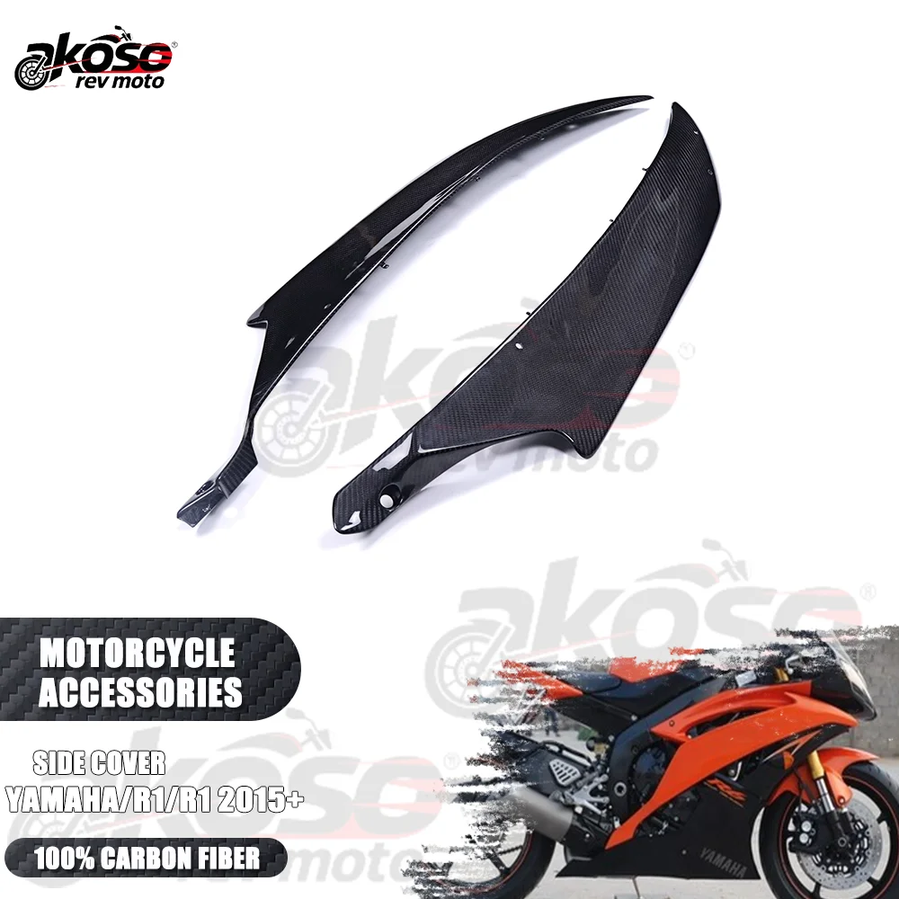 

Side Panels Cowl Fairing Plates Cover Motorcycle Modified For Yamaha R1 R1M 2015 2016 2017 2018 2019 Parts 100% 3K Carbon Fiber