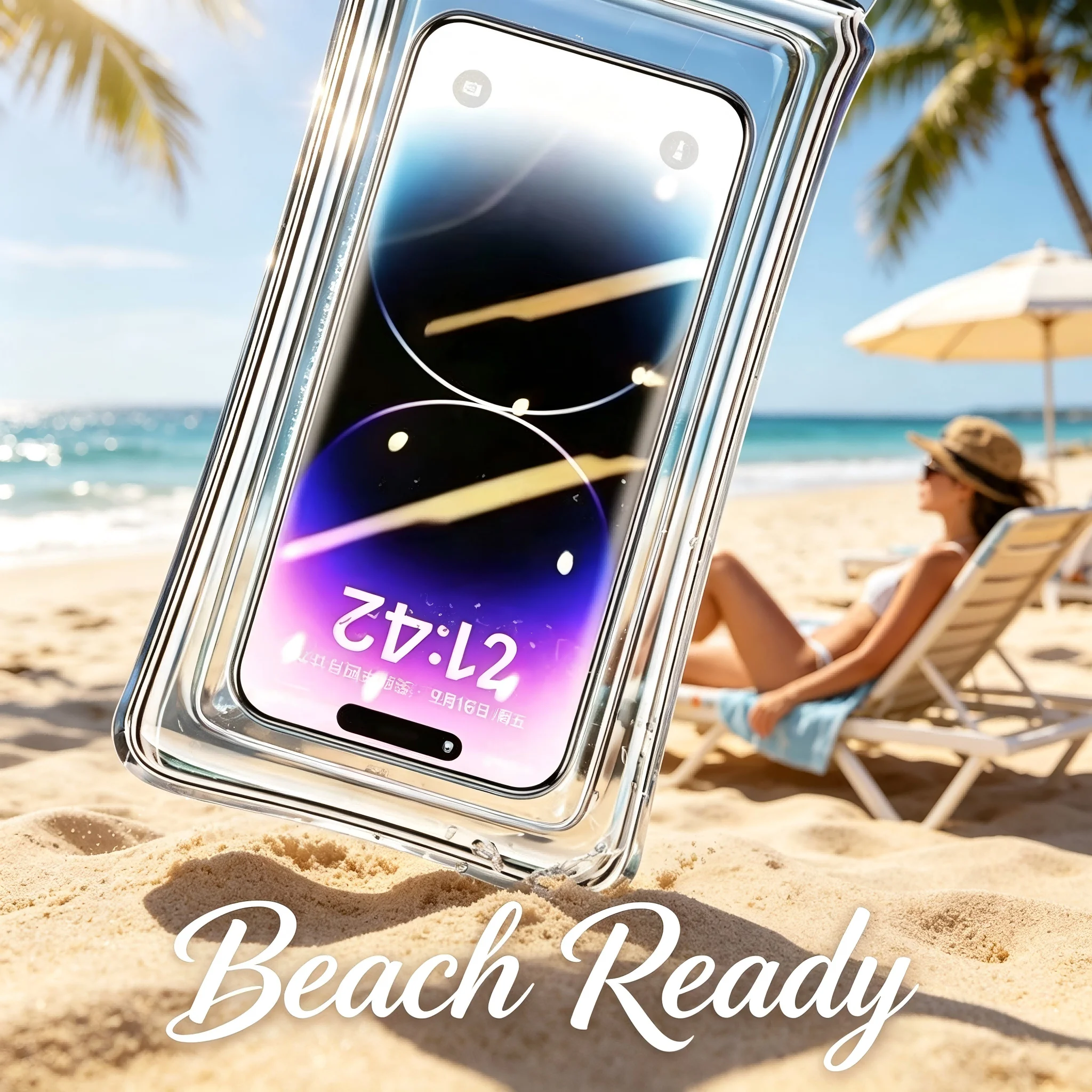 Universal 1Pcs Waterproof Cell Phone Pouch Self Sealing Underwater Phone Protector With Lanyard For Boating Fishing Water Sports Outdoors Vacation Accessory Compatible Most Smartphones Gift - view 3