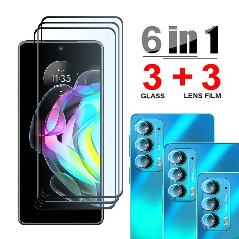 Tempered Glass For Moto Edge 20 20Pro 20Lite Screen Protector 9H Cover Film For Moto 20Pro 20Lite Soft Camera film