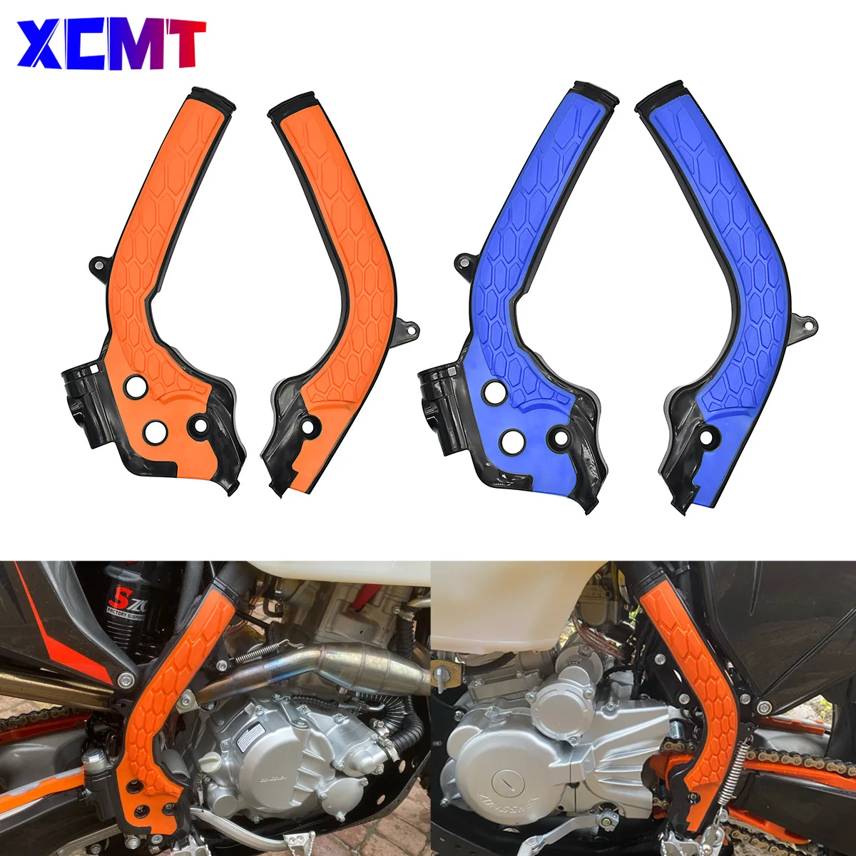 

Motocross X-Grip Frame Guard Protection Cover For KTM Husqvarna FC FE TC TE TX SX SXF EXC EXC-F 125 150 250 300 350 450 500