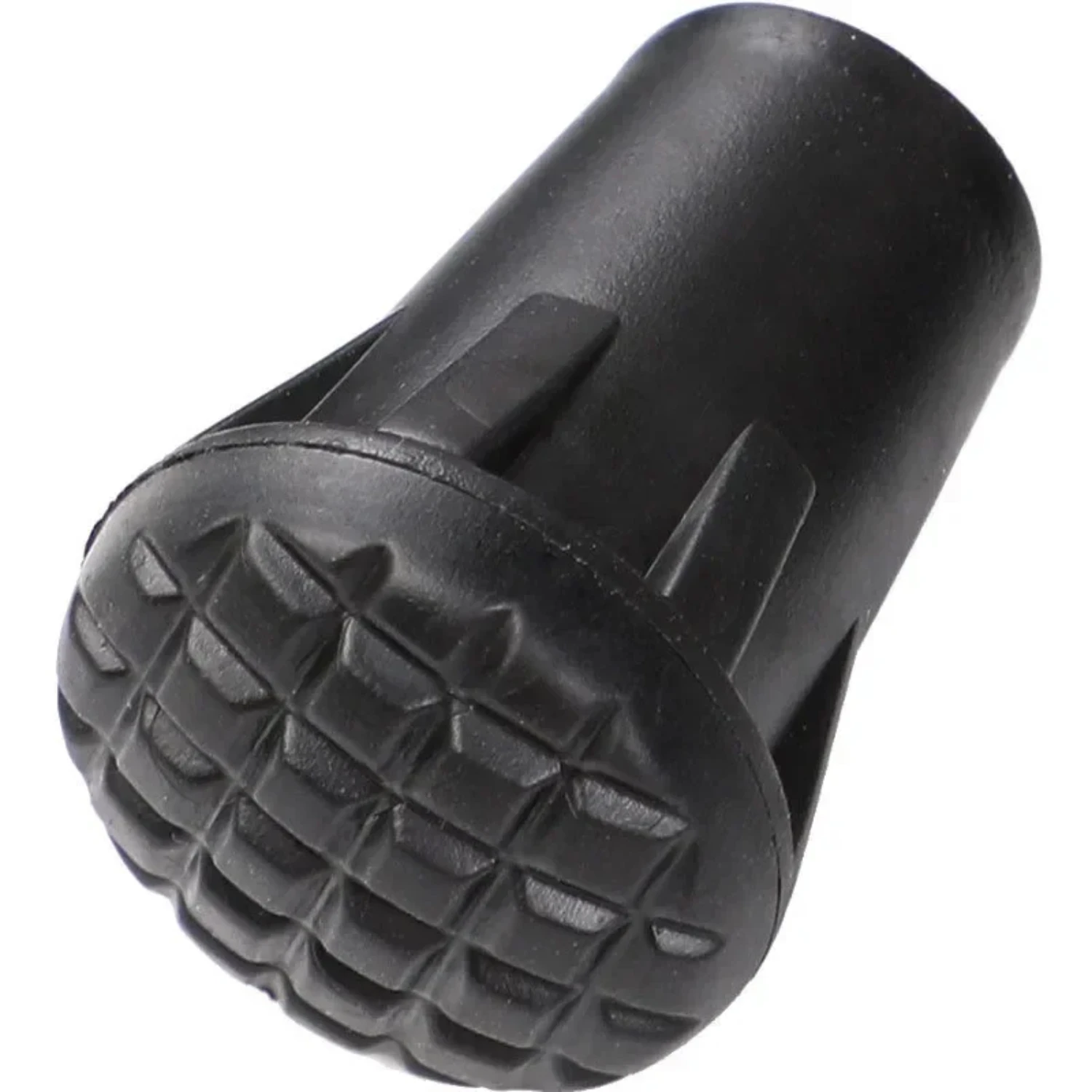 Protecteurs de Bâtons de Randonnée en Caoutchouc Noir, Durable, Réglable, Télescopique, Remplacement, Accessoires, 2 Pièces