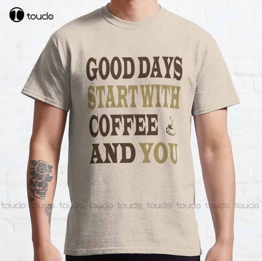 Cute Take It Away Coffee Designs Classic T-Shirt Cat Shirts For Women Custom Aldult Teen Unisex All Seasons Gd Hip Hop Retro New