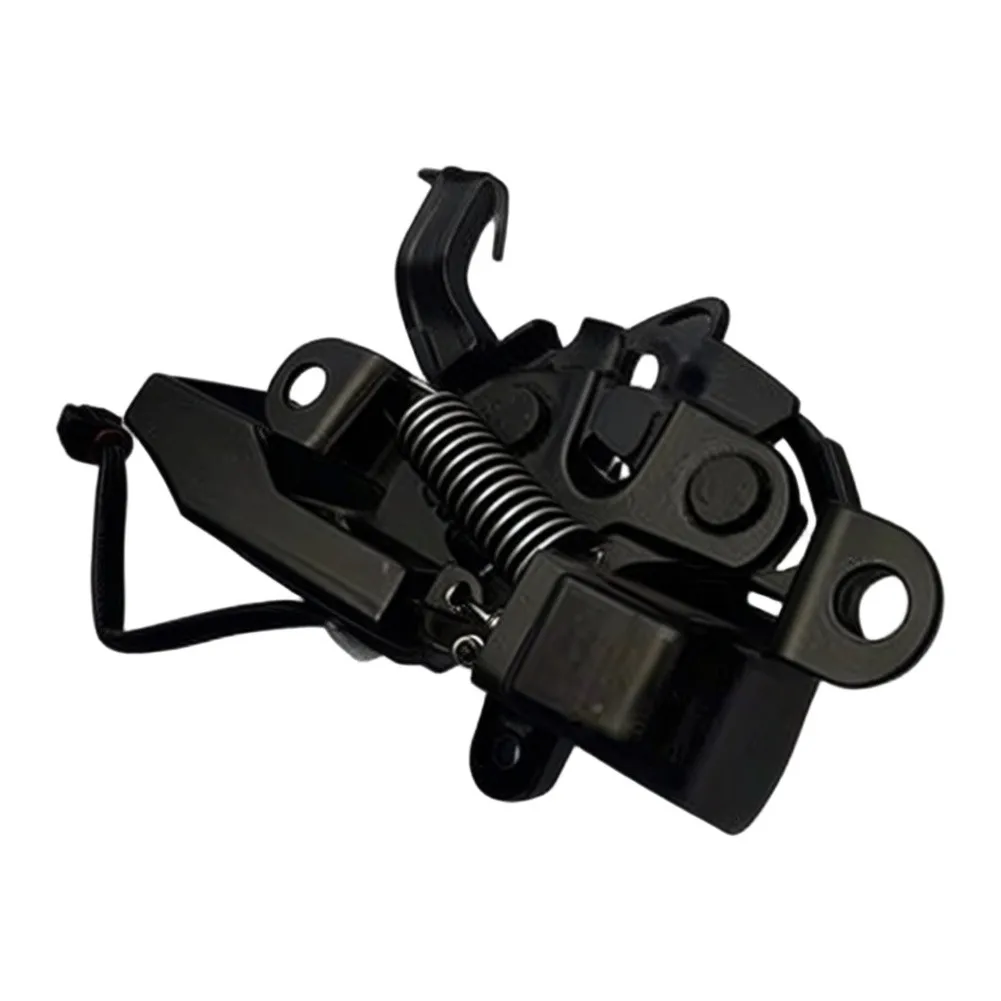 For Daily Driving Black Hood Lock Car Hood Lock Long Lasting Direct Replacement High Durability Easy Installation
