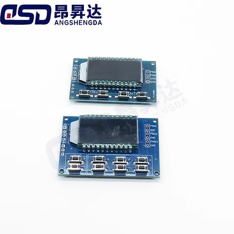 1Hz-150Khz Signal Generator PWM Board Module Pulse Frequency Duty Cycle Adjustable Module LCD Display 3.3V-30V 1Hz -150Khz
