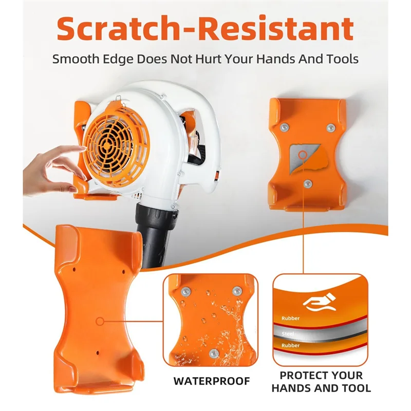 ABRB-Handheld Leaf Blower Hanger, 1Pack Blower Rack For Garage Wall, Leaf Blower Holder For Stihl BG-50, BG-56, BG-66, SH-56