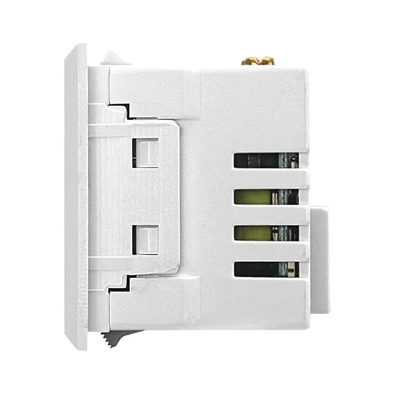 5V 2.1A Double USB Power Socket Embedded Double USB Desktop Receptacle Charging Module Outlet Replacement Dropship