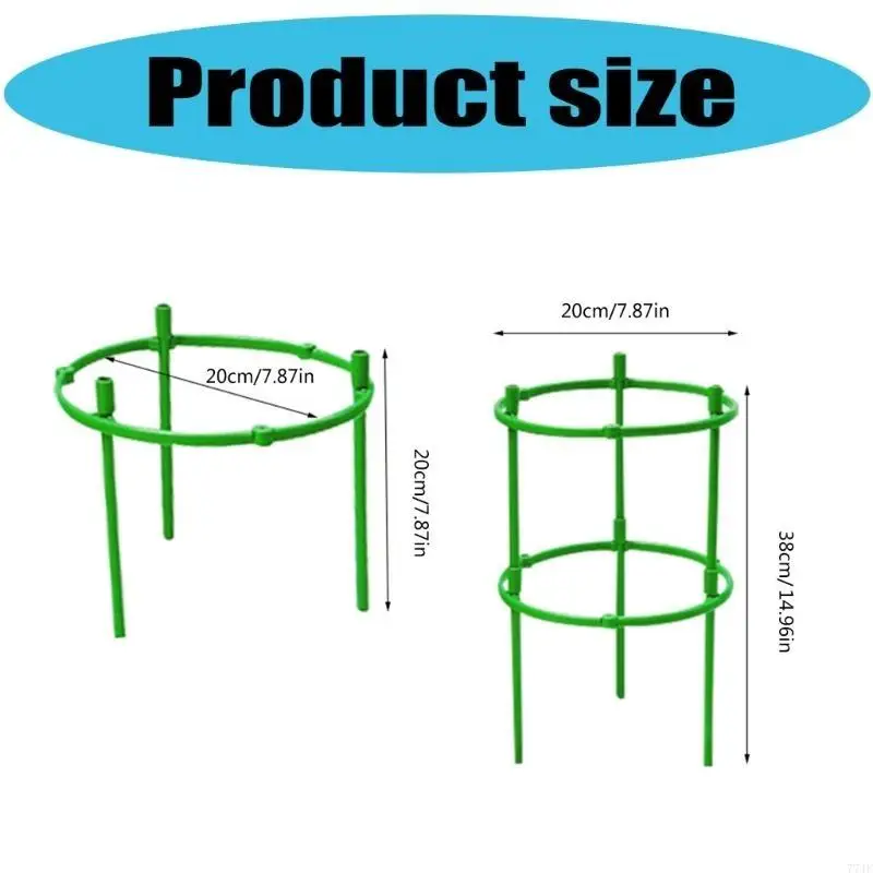 

77JF 2 Layer Plant Cages With Strong Support For Home And Professional Use
