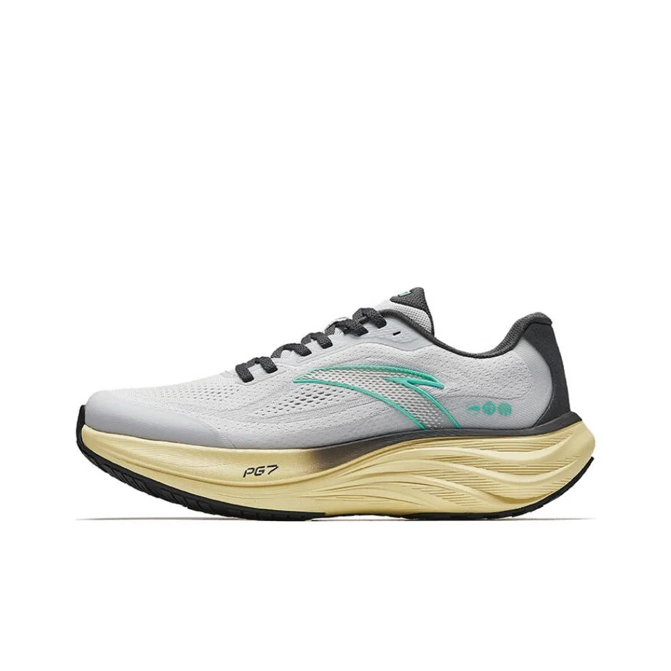 Anta Travel Step 1.5 Slip Resistant, Abrasion Resistant, Rebound Low top Running Shoes Men's Gray Cyan 112515508-3