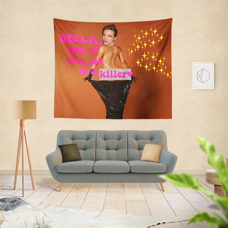 Gaslight Gatekeep Girlboss Bella This is the Ass of a Killer Twilight Meme Tapestry Wall Hanging Art for Bedroom Living Room