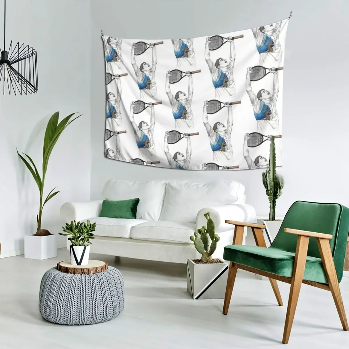 

Tennis Sampras Tapestry Home Decorations Room Decore Aesthetic Room Decor Cute Decorative Paintings Tapestry