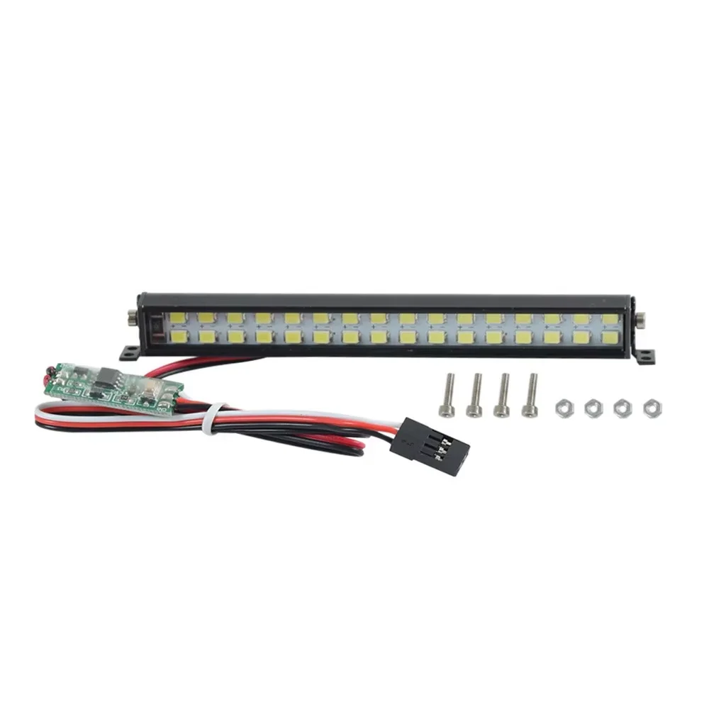 5V-8.4V 1/10 Climbing light Strip Wrangler Roof light Double row spotlights For SCX10 D90 TRX4 searchlight