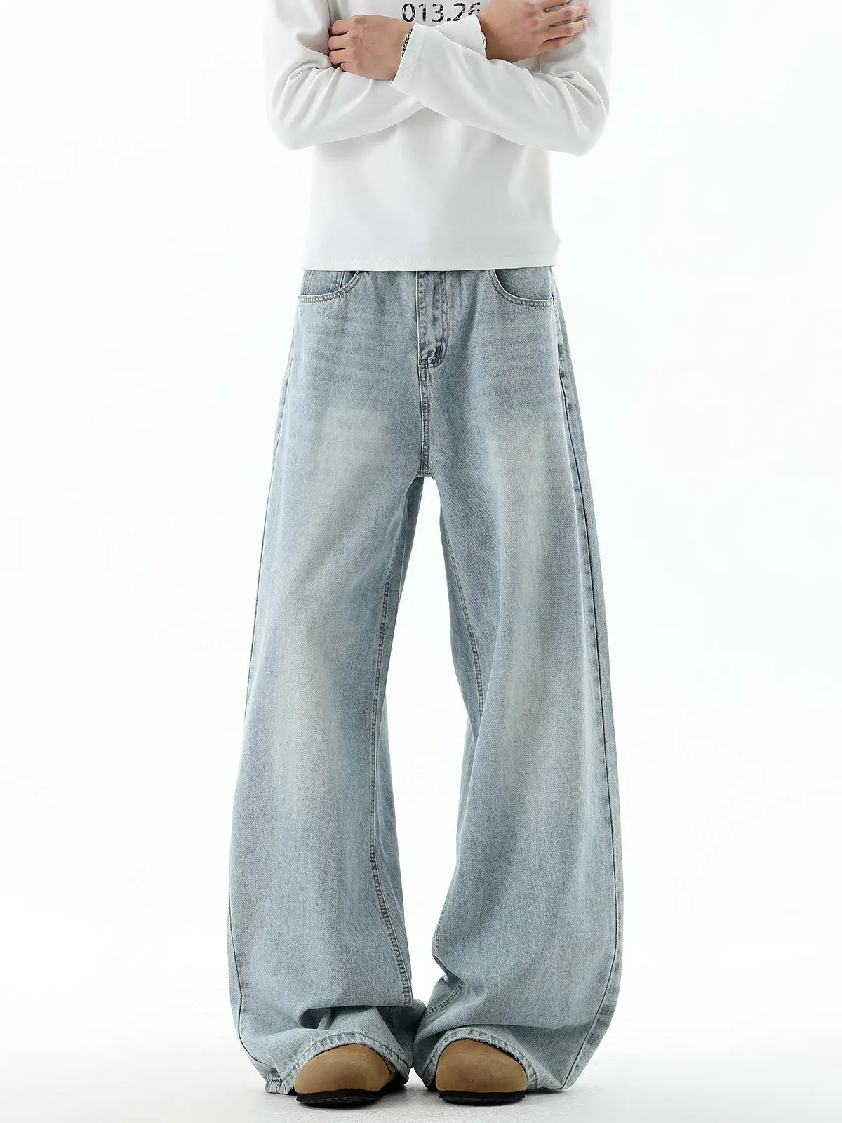 

Женские синие мешковатые джинсы-бойфренды Y2k, винтажные широкие джинсовые брюки в стиле гранж в стиле эмо, джинсовые брюки большого размера в стиле Харадзюку, альтернативная одежда