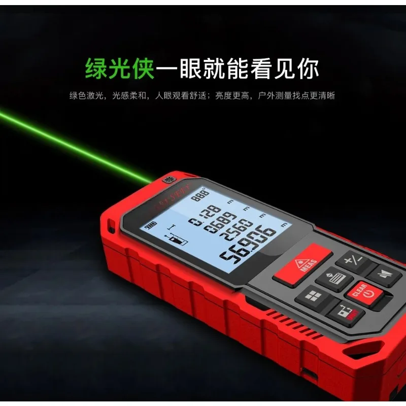 Mileseey S2 laserafstandsmeter met groen laserlicht afstandsmeter 100m