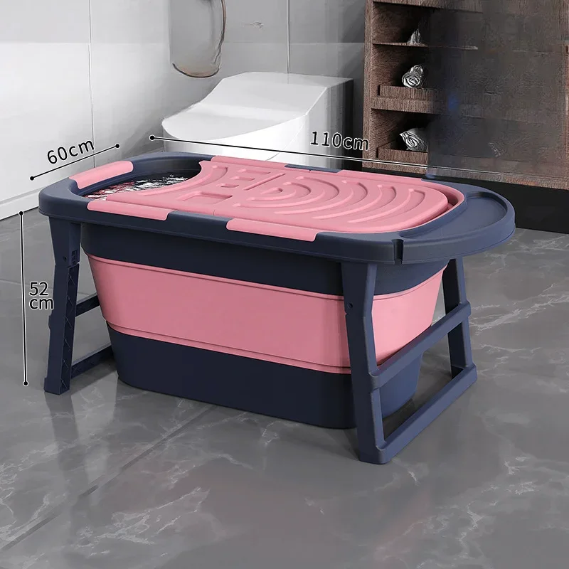 Baby Bath Tub Ice Bath Tub Mat Collapsible Cover Bathtub Freestanding Plastic Baignoire Pliable Adullte Bathtub Складная Ванна