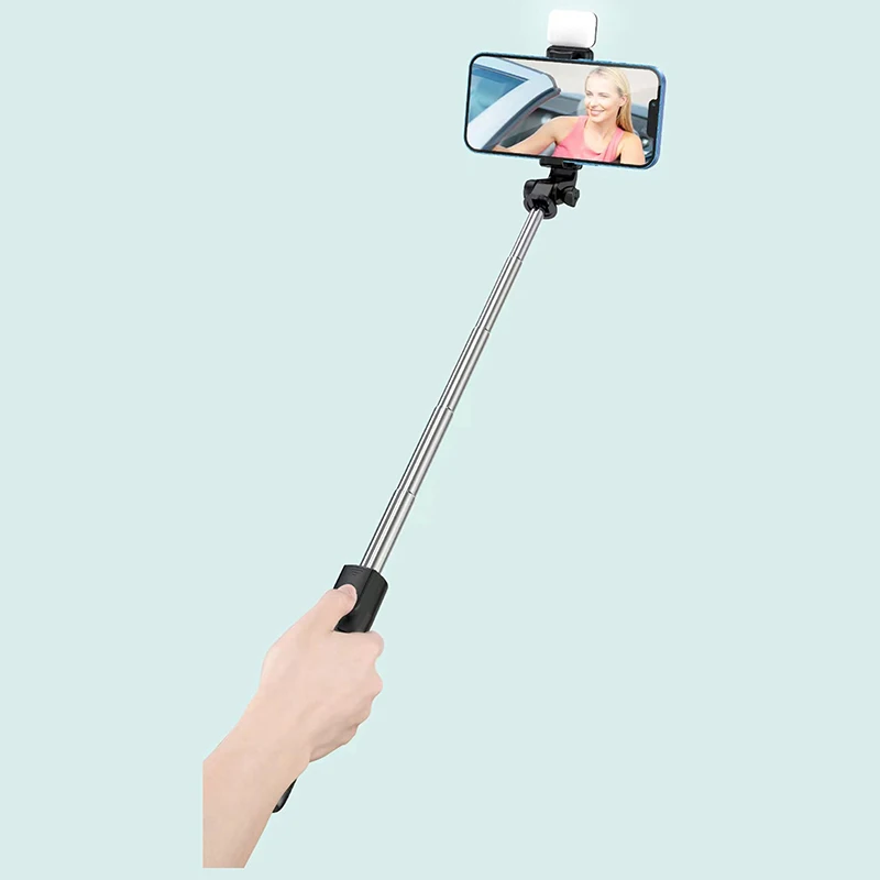 1Set Wireless Bluetooth Compatible Selfie Stick Foldable Mini Tripod Shutter Remote Control For Xiaomi Huawei Iphone IOS Android image 2