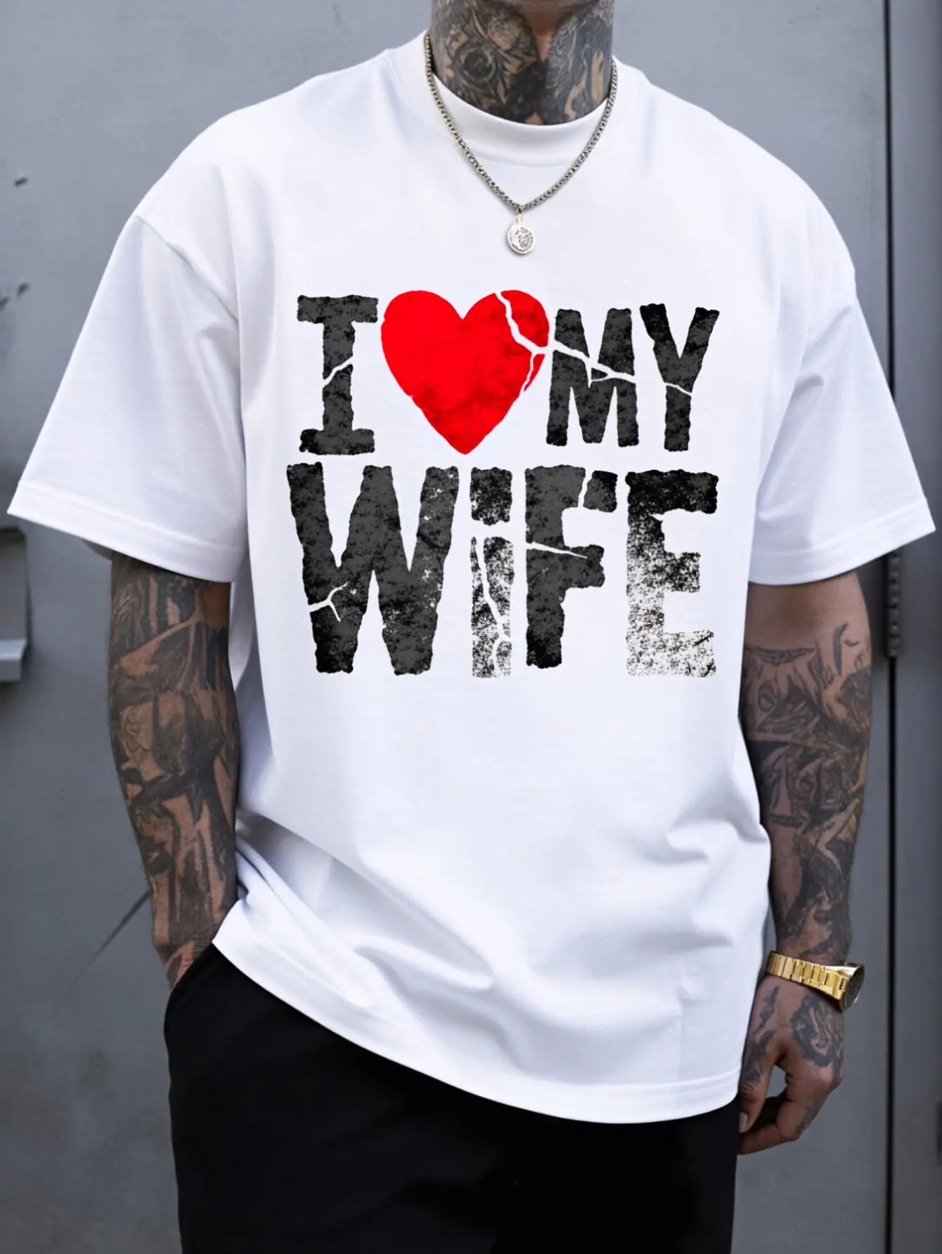 Men's Summer Casual Short-Sleeved T-Shirt 3D Digital Printed Letter Pattern Clothing Comfortable For Casual Short-Sleeved T-Shirt Tops