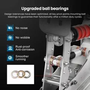 Simsonn yeni bir pedal, yarışa yönelik pro-sim pedallar-pc simüle sensörü ve hücre yükü üzerindeki basınç, he-pedal, hidrolik, pc için, kokpit pedalı 6 Büyük satış, su ile çalışan №4'e pedal çeviriyor