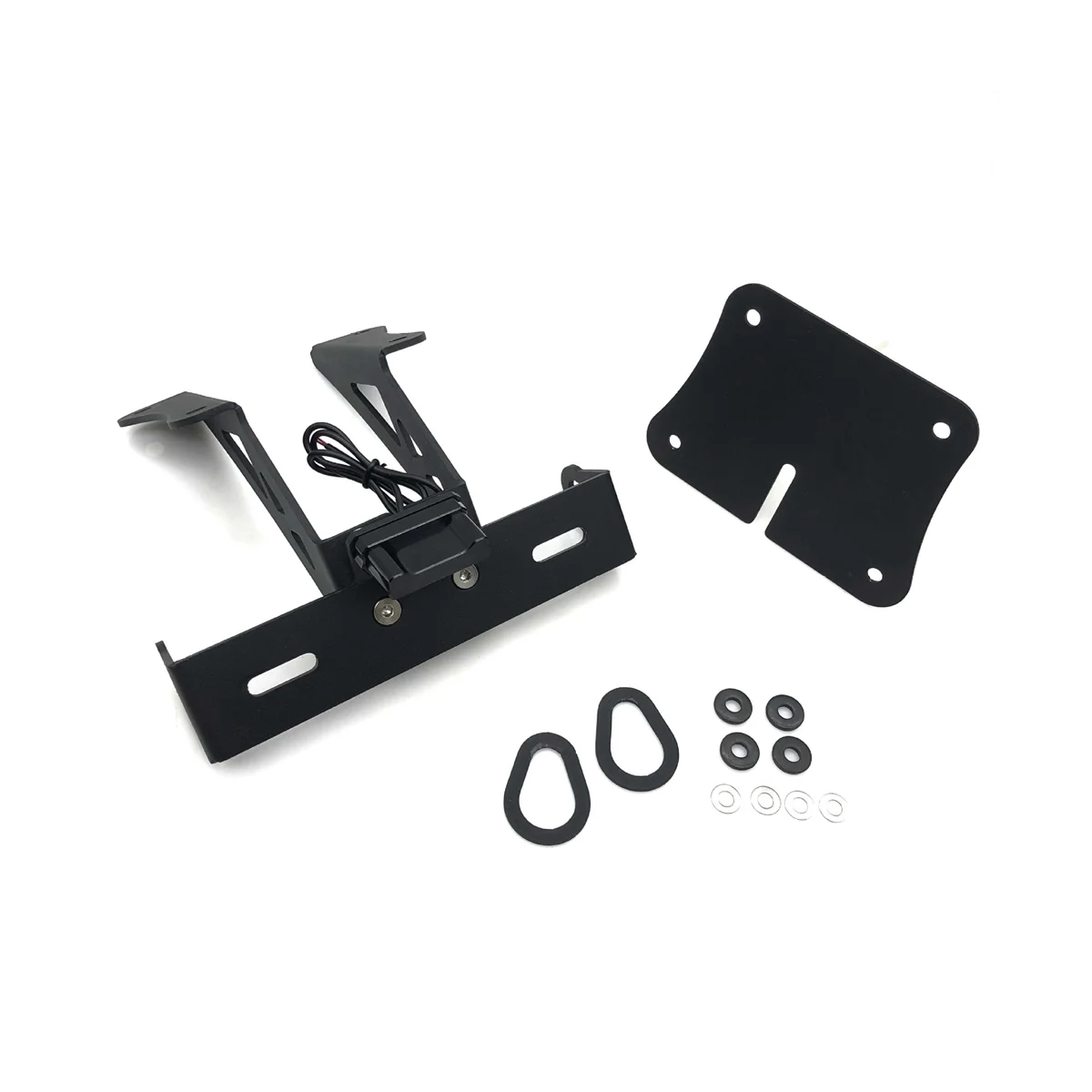 For YAMAHA YZF R25 R3 MT25 MT03 19-22 License Plate Holder Rear Tail Frame Fender Eliminator Bracket Kit with LED Light