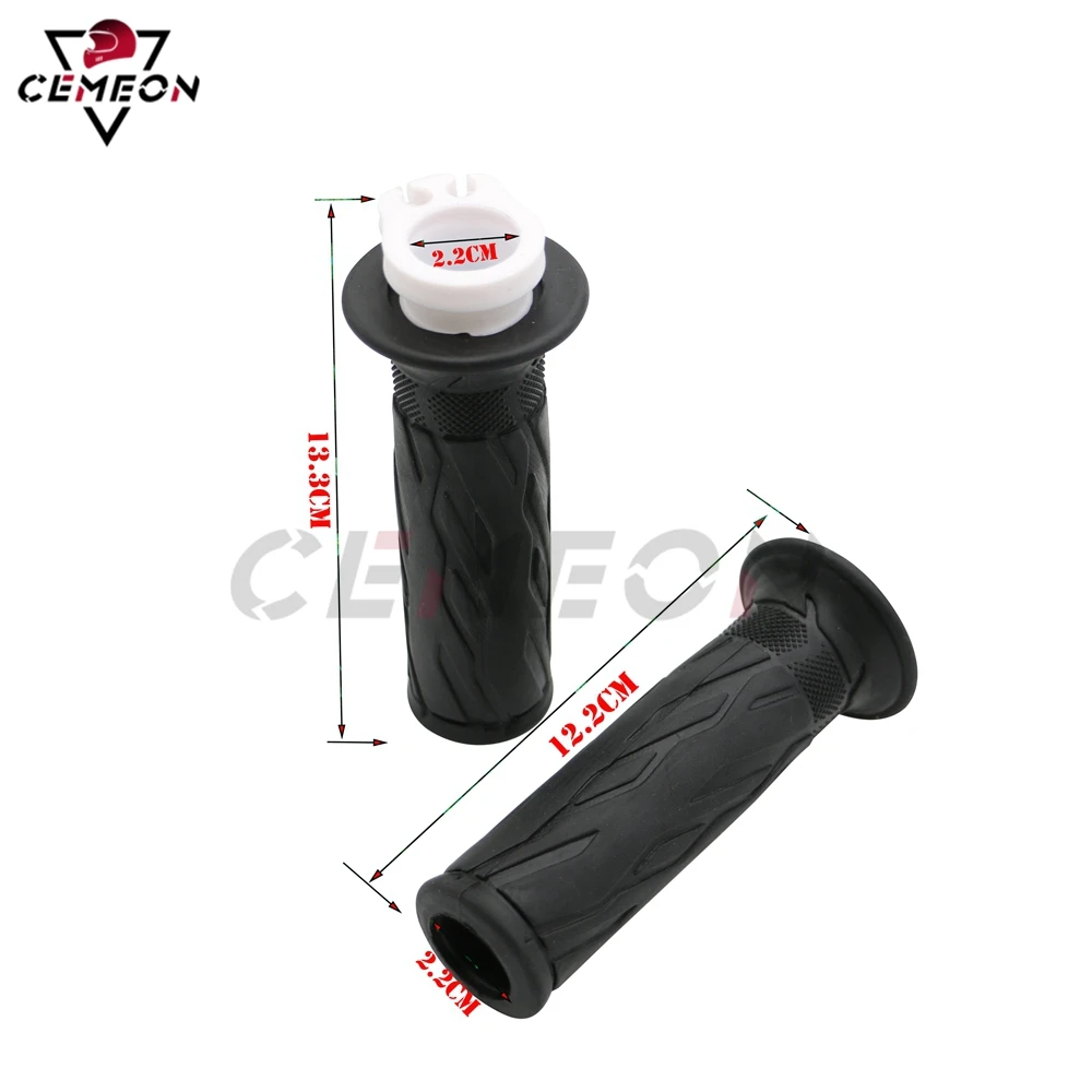 For  TL1000 GS1100 GSX1100 SV400 SV600 SV1000 SV650 GSXF600 Motorcycle 7/8 Inch 22MM Rubber Handlebar Cover Grip Grips