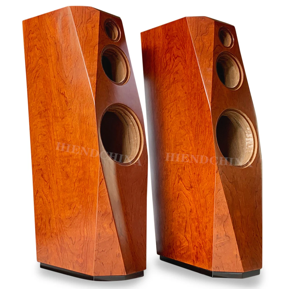 L-055 HiFi Empty Speakers Cabinet DIY Custom 8 Inch 10 Inch 12 Inch Three-way Angle Cut Large Angle Speaker Box