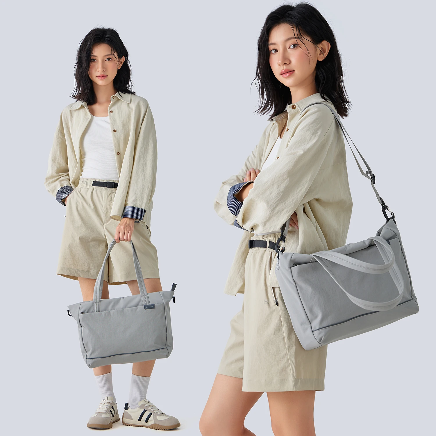 

EPOL Large Shoulder Bag Casual Fashion Women's HandBags 2025 Trend Nylon Travel Sports Tote Bags Waterproof Female Bags 3063-05