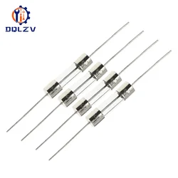 5*20mm Axial Glass Quick Break 250V With Lead Wire 1/2/3/4/5/6/7/8/10/15/20/30A The Fuse Tube