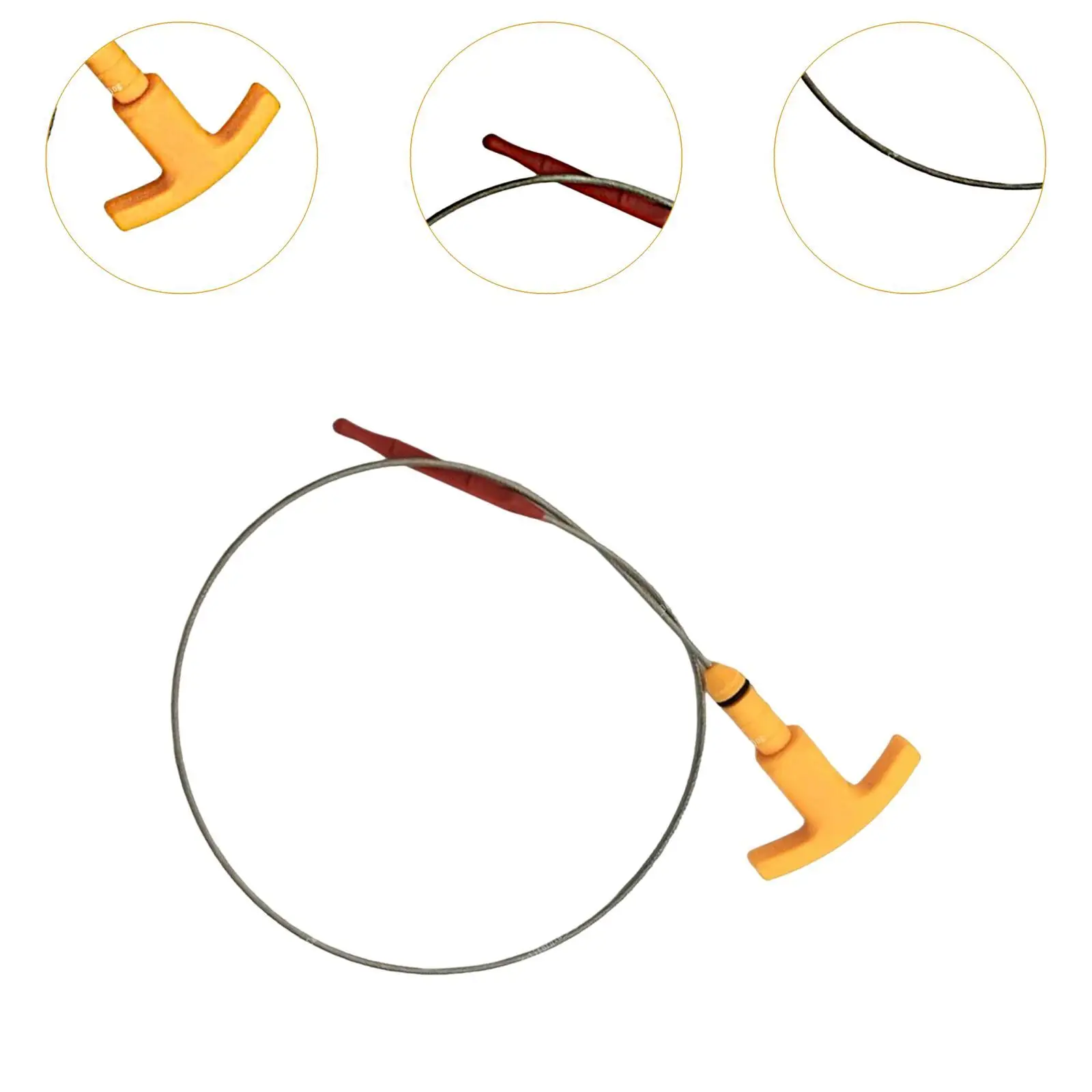 Car Oil Level Dipstick Spare Parts 62cm for Hyundai for kia Models 266112E021 Engine Check Tool