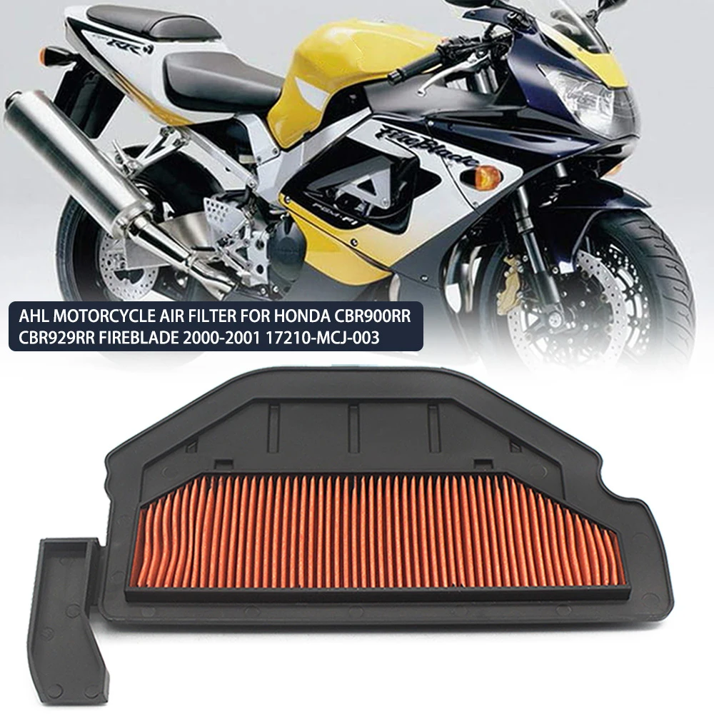 Motorcycle Air Filter Intake Cleaner Replacement For HONDA CBR929RR CBR900RR Fireblade 2000 2001 CBR 900 929 RR