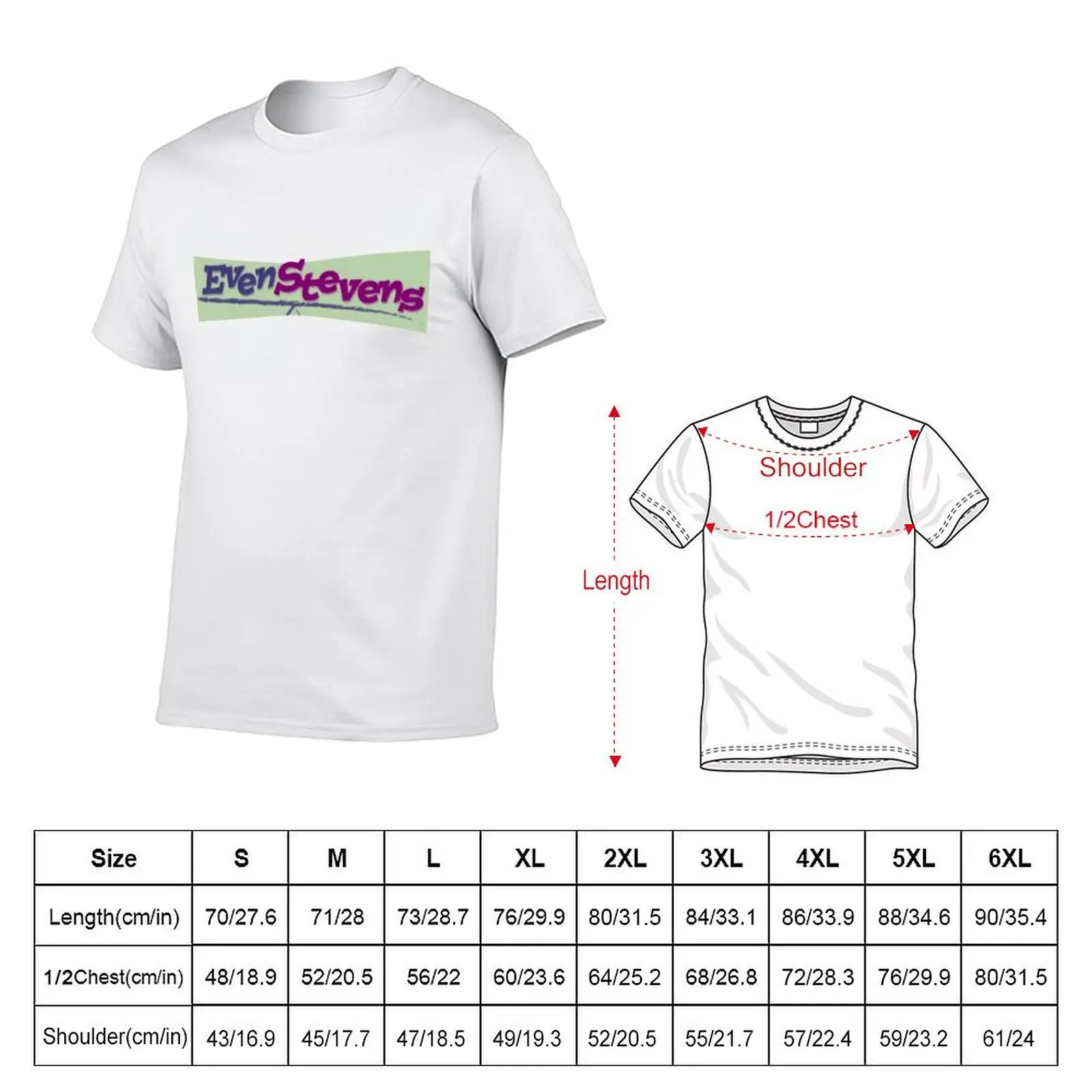 Even Stevens Shirt T-Shirt Big Size Daily Wear T-Shirt