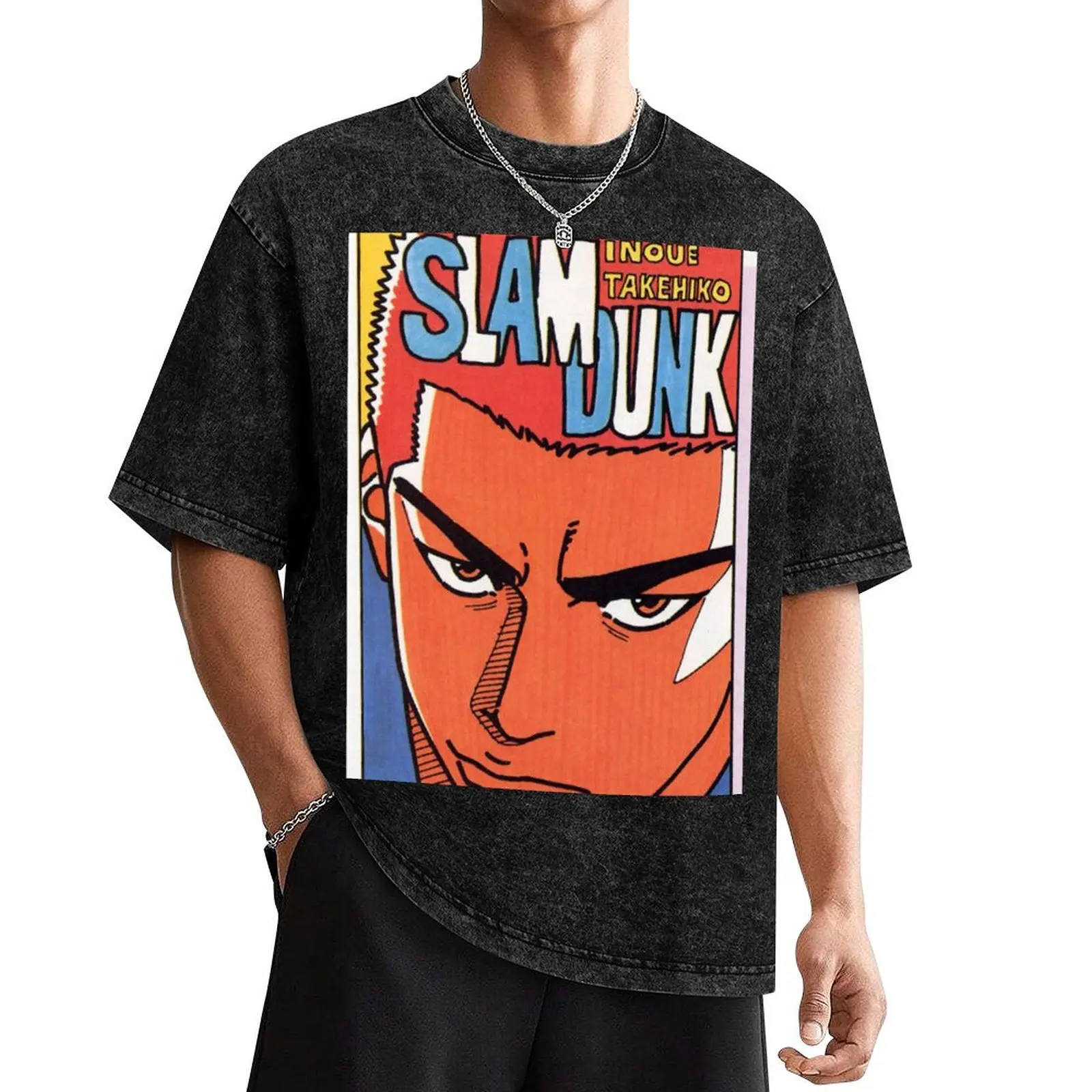 Manga Panel (SlamDunk) T-Shirt shirts graphic tees boys animal print shirts graphic tee oversized graphic tee Men's clothing