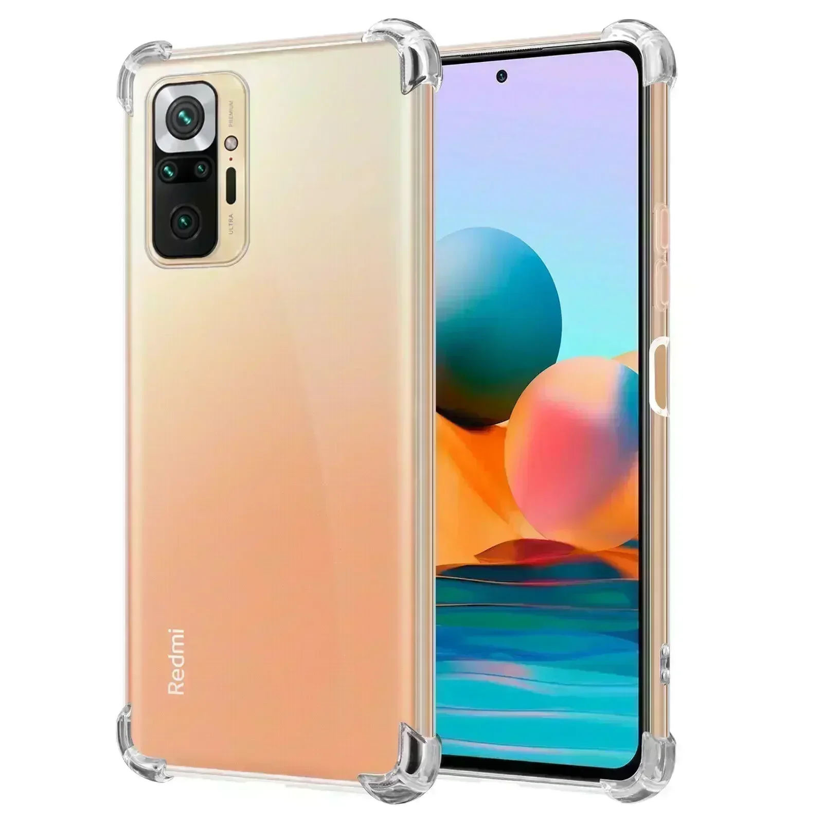 Selubung tahan goncangan, untuk Xiaomi Redmi 9A 9C 9T 10A 10C 12C A1 A2 Plus cangkang telepon Note 9 10 11 12 Pro 9T 10T 11T 11E 11SE Cover belakang